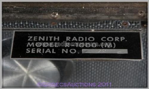 Trans-Oceanic Royal 1000-M 9HT40Z2 ; Zenith Radio Corp.; (ID = 2065263) Radio