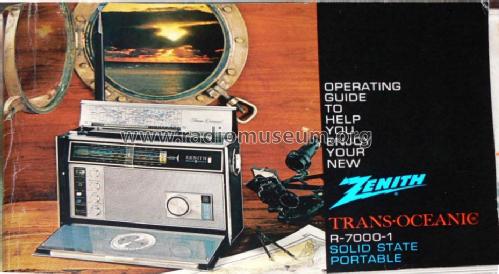 Trans-Oceanic 12 Band Portable Radio R-7000-1 Ch= 2WKR70; Zenith Radio Corp.; (ID = 1434364) Radio