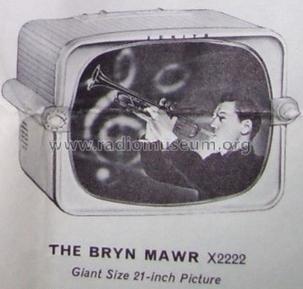 X2222Y Ch= 17X20; Zenith Radio Corp.; (ID = 2349881) Television