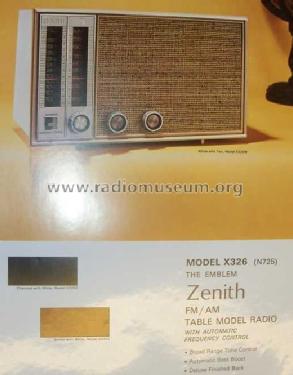 X326J Ch=7N05; Zenith Radio Corp.; (ID = 2152478) Radio