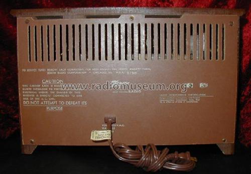 X334W 2-2345 Ch= 7N07; Zenith Radio Corp.; (ID = 1134516) Radio