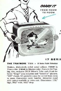 Y1814Y Ch= 16Y20; Zenith Radio Corp.; (ID = 1990079) Television