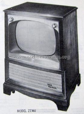 Z2360RU Ch= 22Z20U; Zenith Radio Corp.; (ID = 1996071) Televisión