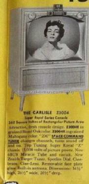 Z3004EZU Ch= 17Z32QU; Zenith Radio Corp.; (ID = 2469533) Télévision