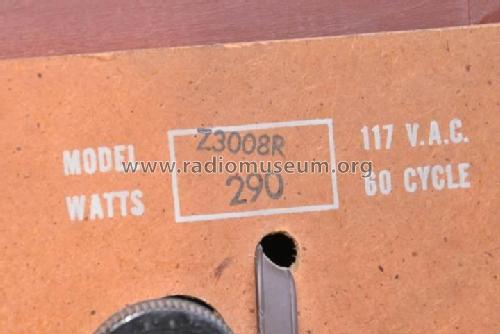 Z3008R Ch= 17Z22Q; Zenith Radio Corp.; (ID = 2469541) Television