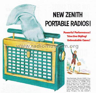 Z402F Ch= 4Z40; Zenith Radio Corp.; (ID = 1515026) Radio