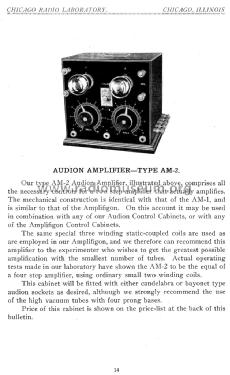 Audion Amplifier Type AM-2; Zenith Radio Corp.; (ID = 1377354) Verst/Mix