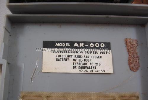 Transistor 6 AR-600; Zephyr Co., Ltd.; (ID = 1466264) Radio