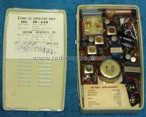 6 Transistor ZR-620; Zephyr Co., Ltd.; (ID = 1466324) Radio