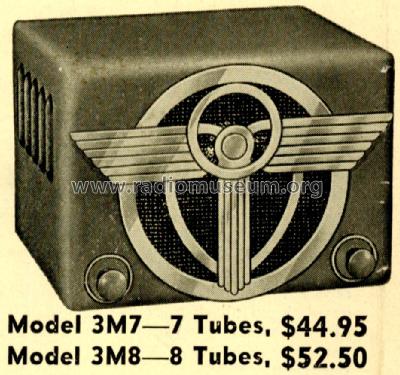 3M8 ; Zephyr Radio Co.; (ID = 1703292) Car Radio