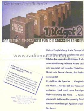 Midget 2 RG12; Zerdik; Wien (ID = 844946) Radio