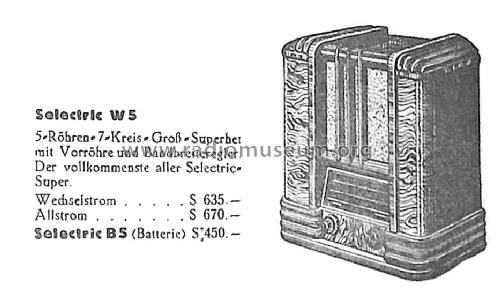 Selectric B5 RB562; Zerdik; Wien (ID = 1280866) Radio