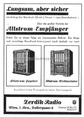 Weltmeister RU743; Zerdik; Wien (ID = 1526520) Radio