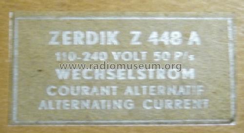 Z448A; Zerdik; Wien (ID = 793720) Radio