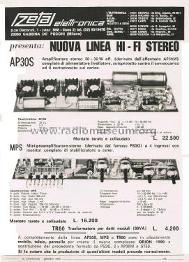 Mini-Preamplificatore-Stereo MPS; Zeta Elettronica; (ID = 2754175) Verst/Mix