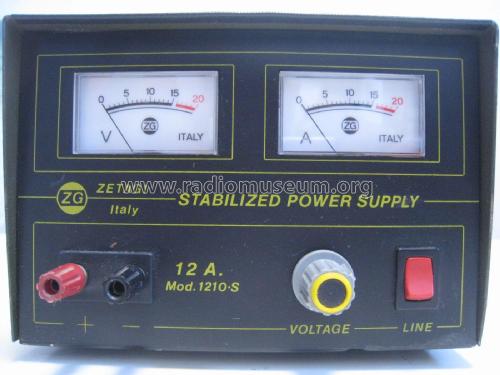 Stabilized Power Supply 1210 S; Zetagi S.p.A.; (ID = 2125396) Aliment.