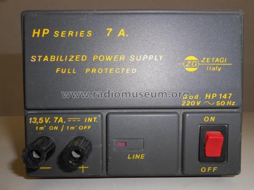 Stabilized Power Supply 147; Zetagi S.p.A.; (ID = 2270341) Ausrüstung