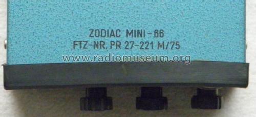 Sprechfunkgerät mini-66; Zodiac Funkgeräte (ID = 1126691) Citizen