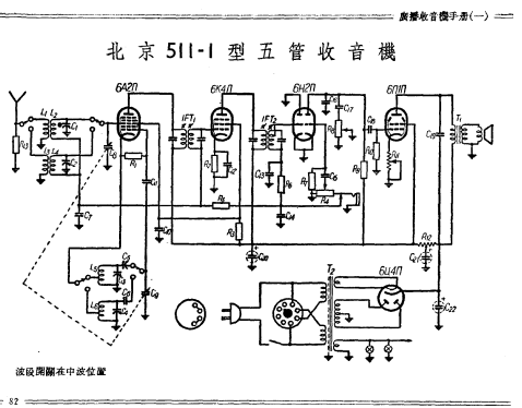 Beijing 北京 511-1; Beijing 北京无线电厂 (ID = 778897) Radio