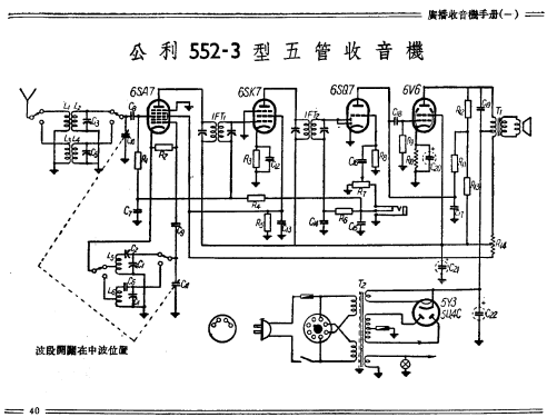 Gongli 公利 552-3; Shanghai 上海无线电... (ID = 778855) Radio