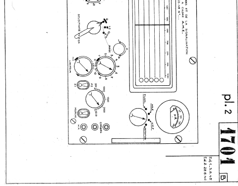 Radiogoniomètre à cadre GHK-2/46; AME A.M.E., Ateliers (ID = 838093) Commercial Re