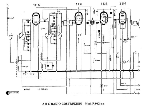 R942 c.c.; ABC Radiocostruzioni (ID = 2443729) Radio