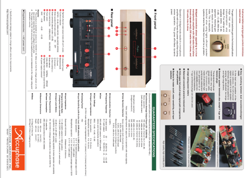 Class A Stereo Power Amplifier A-30; Accuphase Laboratory (ID = 2084522) Verst/Mix