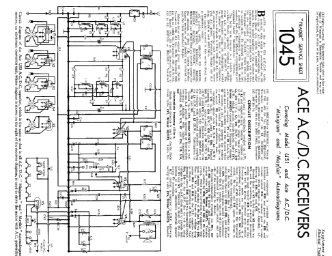 Mayfair MGU535; Ace Brand, Marcus (ID = 1018438) Radio