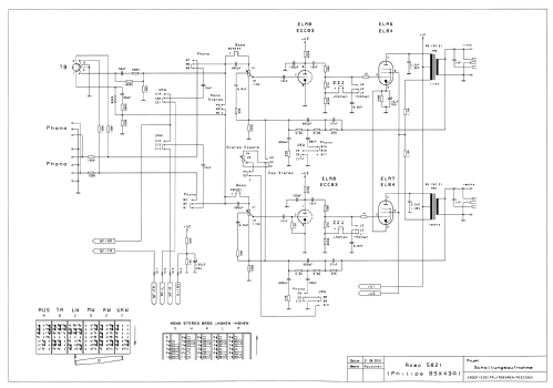ACEC stereo radio Type 5821; ACEC, Ateliers de (ID = 2237881) Radio