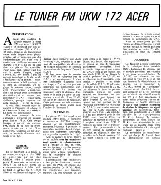 Tuner FM UKW172 ; ACER A.C.E.R. / (ID = 2725905) Radio
