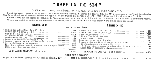 Babylux TC534; ACER A.C.E.R. / (ID = 253372) Kit