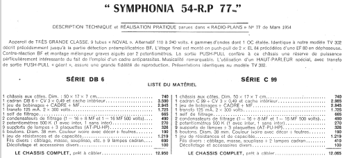Symphonia 54-RP 77; ACER A.C.E.R. / (ID = 254635) Kit