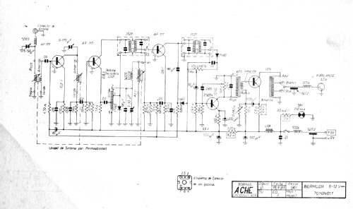 Bermuda 701-014-011 ; ACHE Electrónica S.A (ID = 1817906) Car Radio