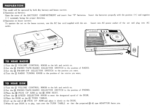 Radio-Phono-Cassette Tape Recorder ACRT 820S; Aciko brand (ID = 2690927) Radio