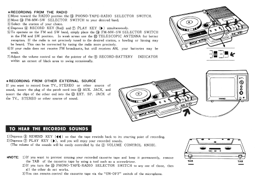 Radio-Phono-Cassette Tape Recorder ACRT 820S; Aciko brand (ID = 2690929) Radio