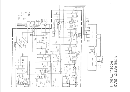 S/W-Fernsehgerät TV-504N; ACIKO Electronics (ID = 2635141) Televisore