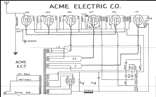 AC7 ; Acme Elec. & Mfg. Co (ID = 219304) Radio
