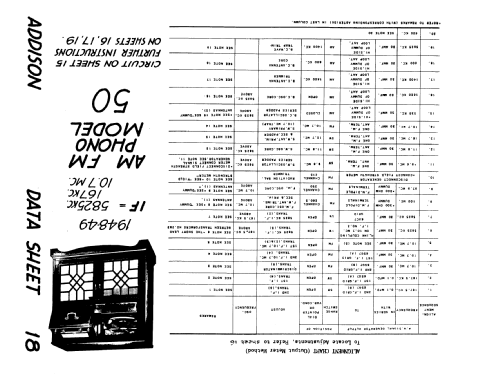 50 ; Addison Industries, (ID = 193438) Radio