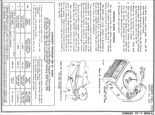 20X136 Ch= 20Y1; Admiral brand (ID = 749151) TV-Radio