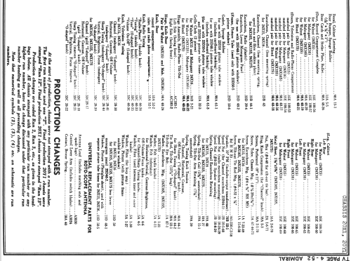 20X136 Ch= 20Y1; Admiral brand (ID = 749159) TV Radio