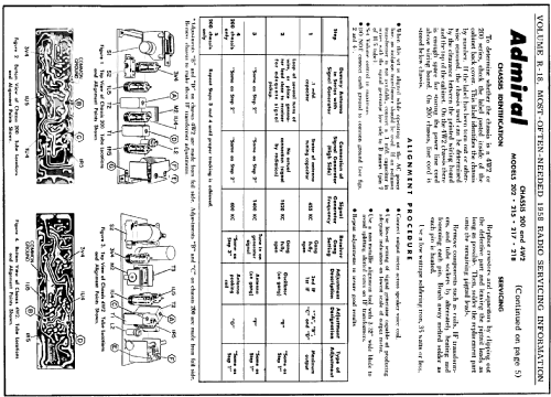 215 Ch= 4W2; Admiral brand (ID = 136162) Radio