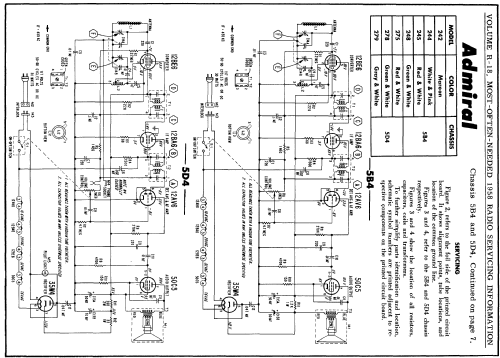 275 Ch= 5D4; Admiral brand (ID = 136177) Radio