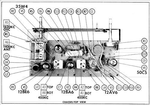 292 Ch= 5F4; Admiral brand (ID = 794343) Radio