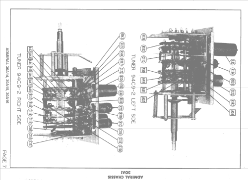 30A15 Ch= 30A1; Admiral brand (ID = 1505140) Television