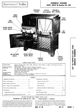 34R16 Ch= 20V1; Admiral brand (ID = 2807020) TV-Radio