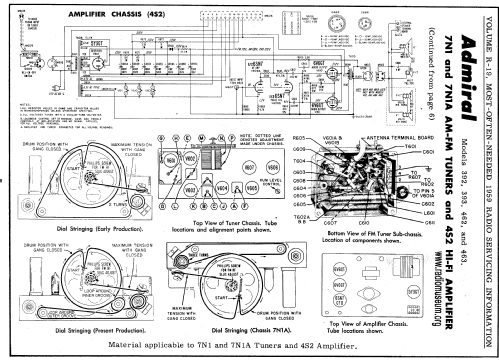 392 Ch= 7N1, 4S2; Admiral brand (ID = 55851) Radio