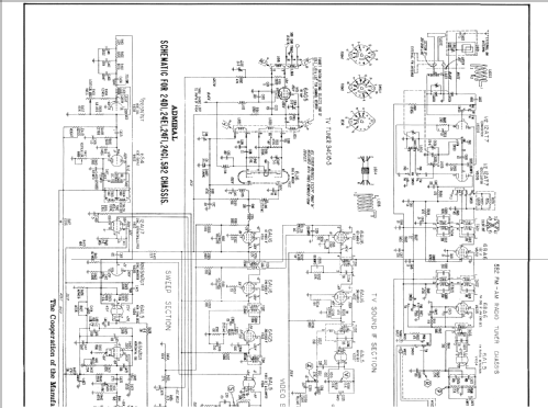 39X26 Ch= 24F1 + 5D2; Admiral brand (ID = 1614181) TV Radio