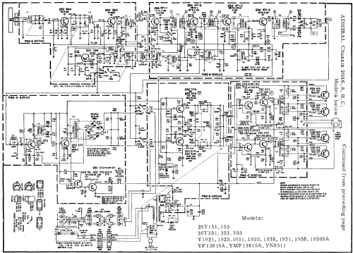 3ST351 Ch= 20A6; Admiral brand (ID = 205348) Radio