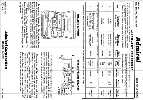 4B24 Ch= 4B2; Admiral brand (ID = 1118364) Radio