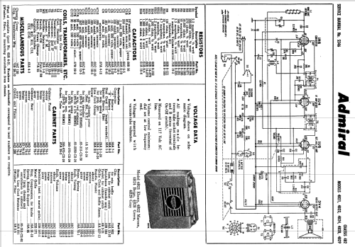 4B24 Ch= 4B2; Admiral brand (ID = 1118365) Radio